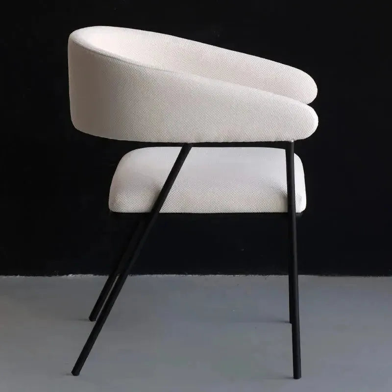 Chaise Élégante en Travertin Naturel-Atelier Travertin