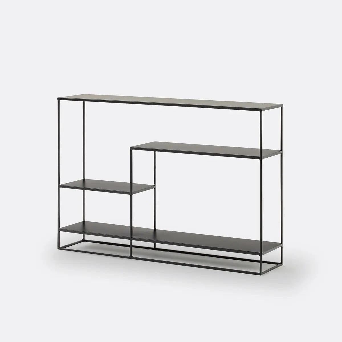Console Métal Asymétrique Élégante-Atelier Travertin