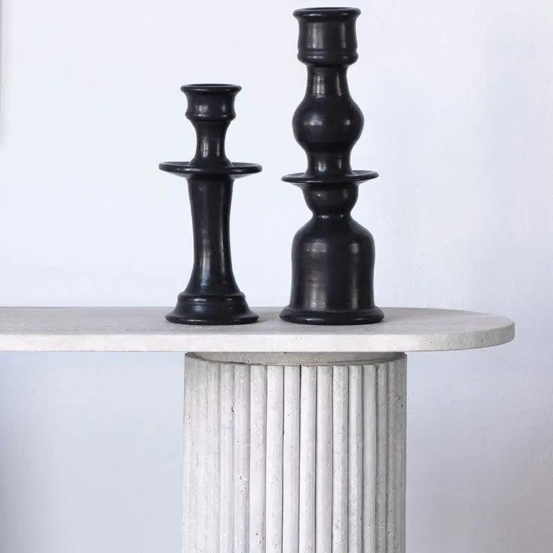 Console Selene en Travertin - Élégance Naturelle-Atelier Travertin