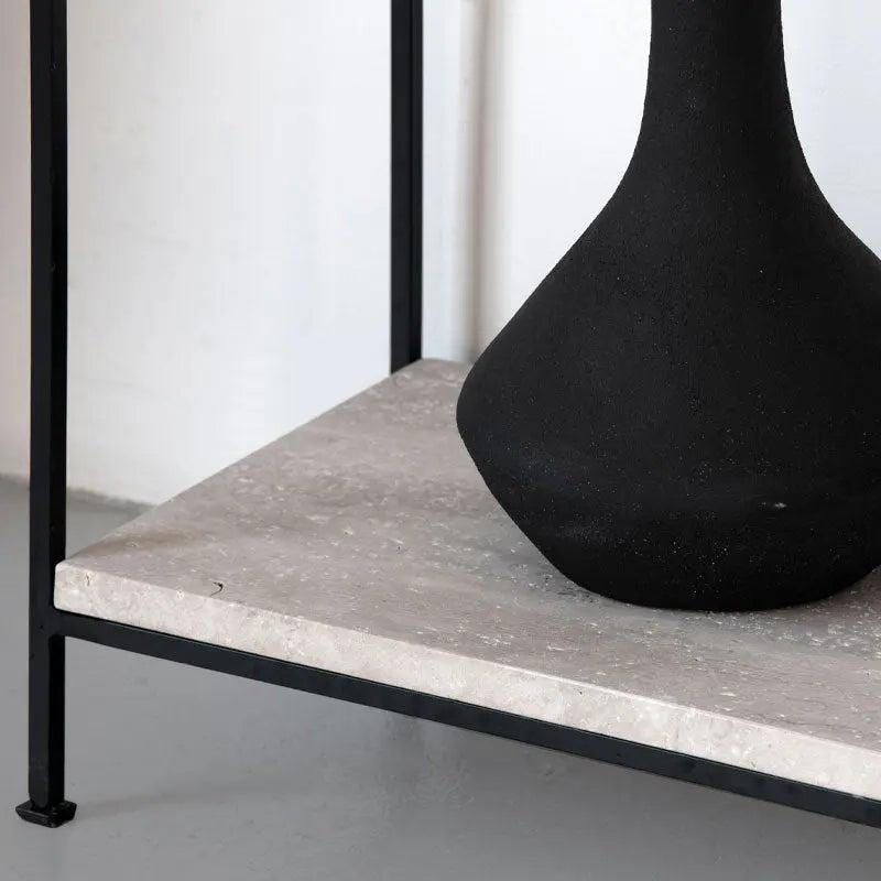 Console Travertin Élégante avec Rangement-Atelier Travertin