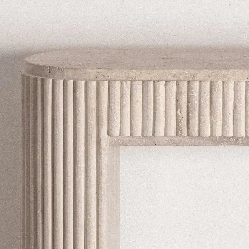 Console en Travertin Élegance par Atelier Travertin-Atelier Travertin