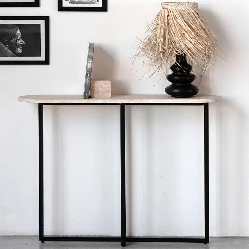 Console en travertin élégante-Atelier Travertin