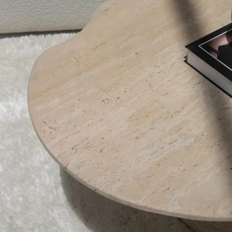 Élégance Naturelle: Table Basse Travertin-Atelier Travertin