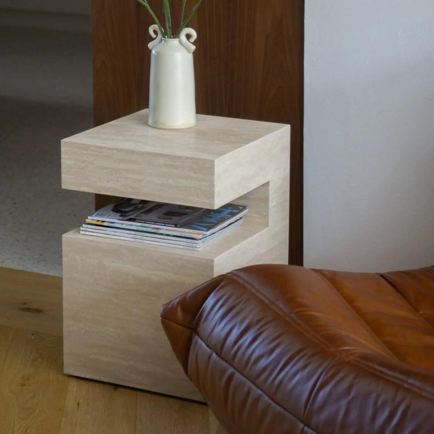 Élégance Naturelle : Table en Travertin-Atelier Travertin