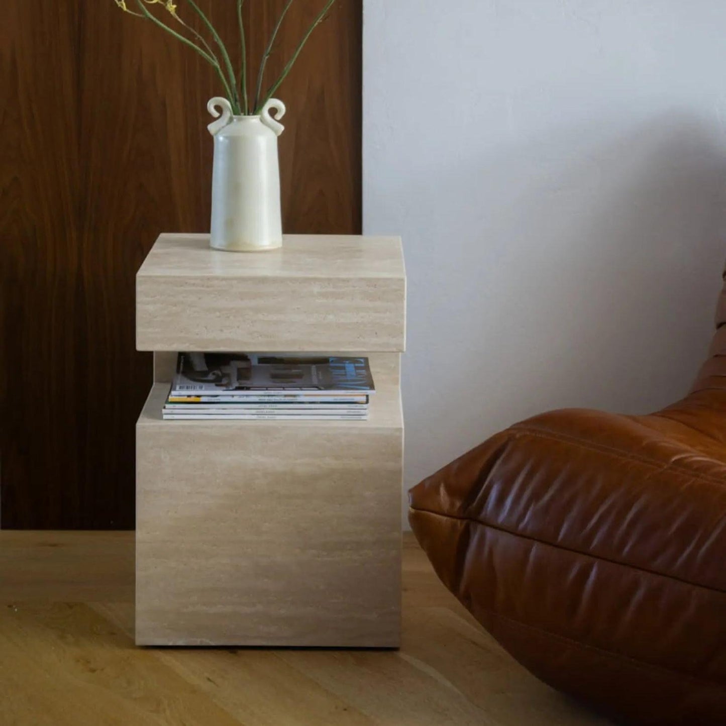 Élégance Naturelle : Table en Travertin-Atelier Travertin