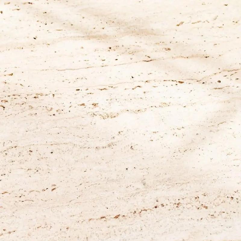 Élégance naturelle : Table travertin ronde-Atelier Travertin