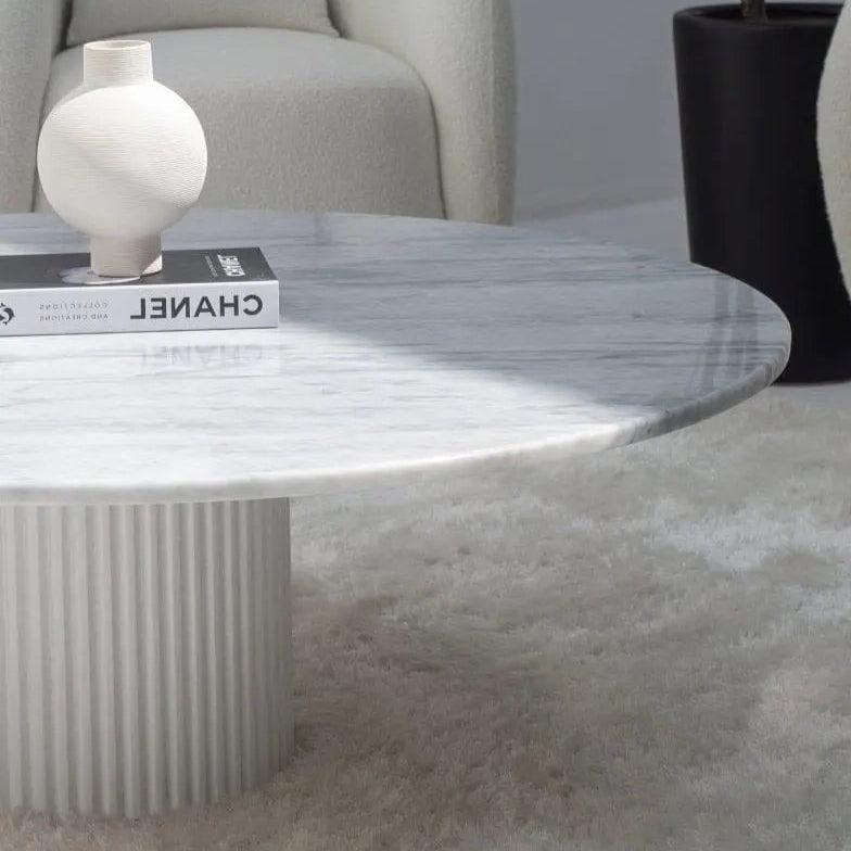 Table Basse Luxe en Marbre & Travertin-Atelier Travertin