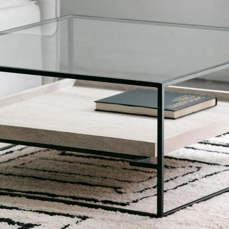 Table Basse Talia : Éclat et Élégance en Travertin-Atelier Travertin