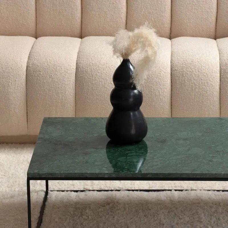 Table Basse en Travertin - Élégance Intemporelle-Atelier Travertin