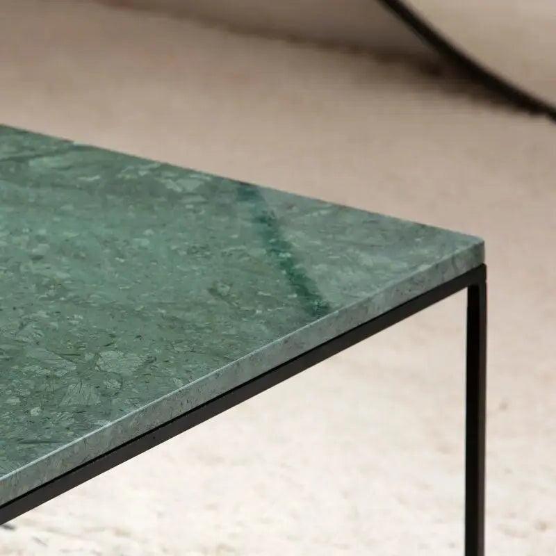 Table Basse en Travertin - Élégance Intemporelle-Atelier Travertin