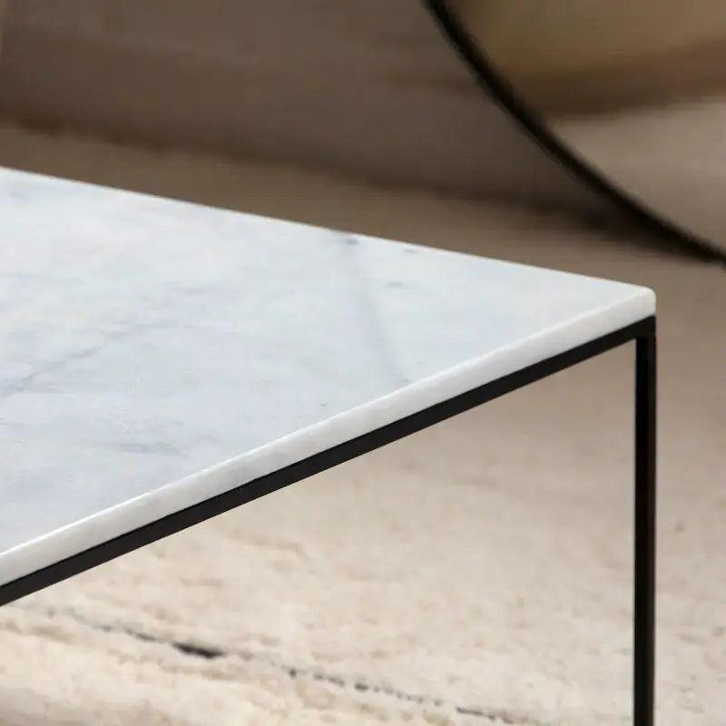 Table Basse en Travertin - Élégance Intemporelle-Atelier Travertin