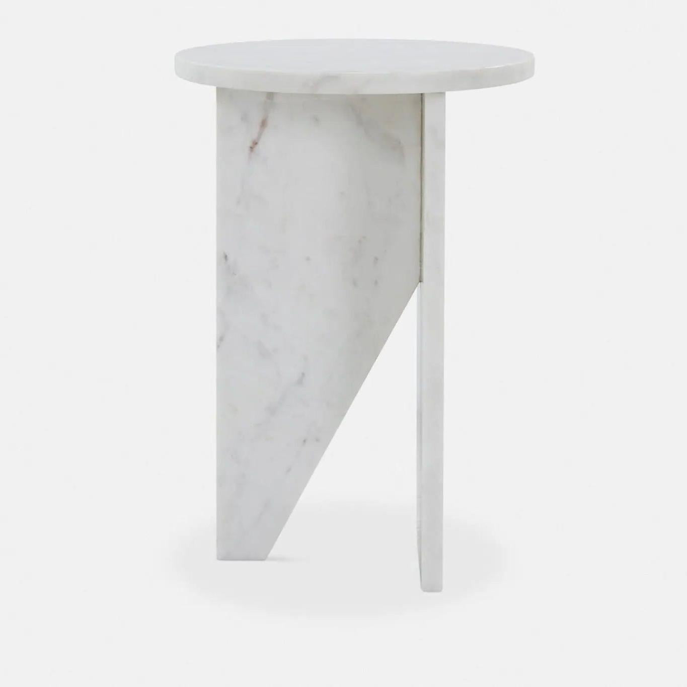 Table d'Ombre en Marbre Véritable-Atelier Travertin
