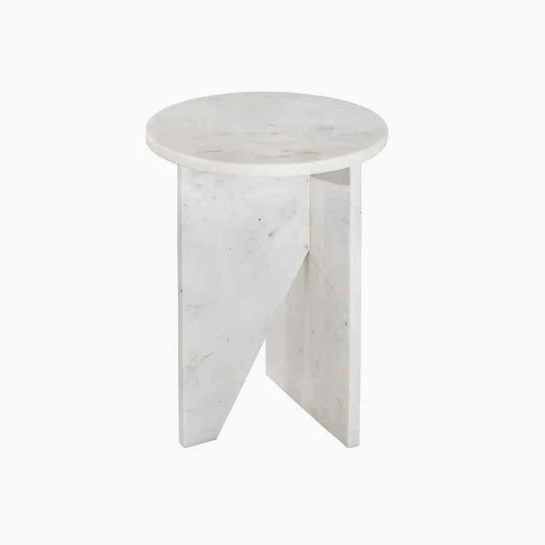 Table d'Ombre en Marbre Véritable-Atelier Travertin