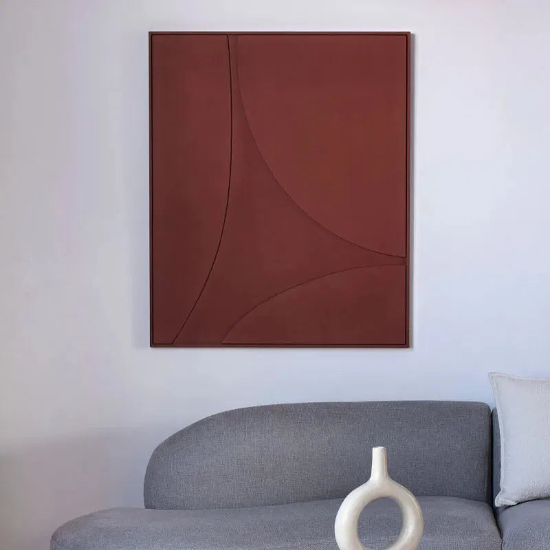 Tableau Bois Peinturé: Élégance Satinée-Atelier Travertin