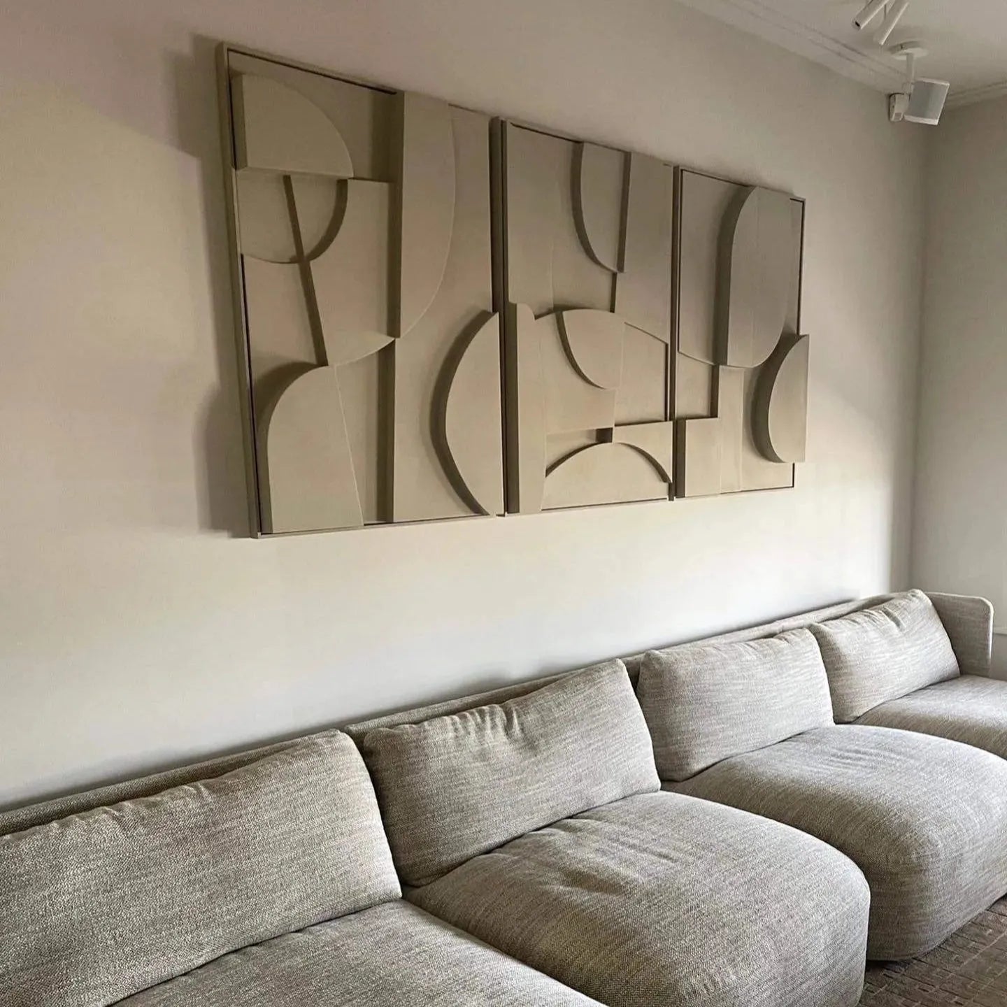 Tableaux Abstraits 3D - Élégance Contemporaine-Atelier Travertin