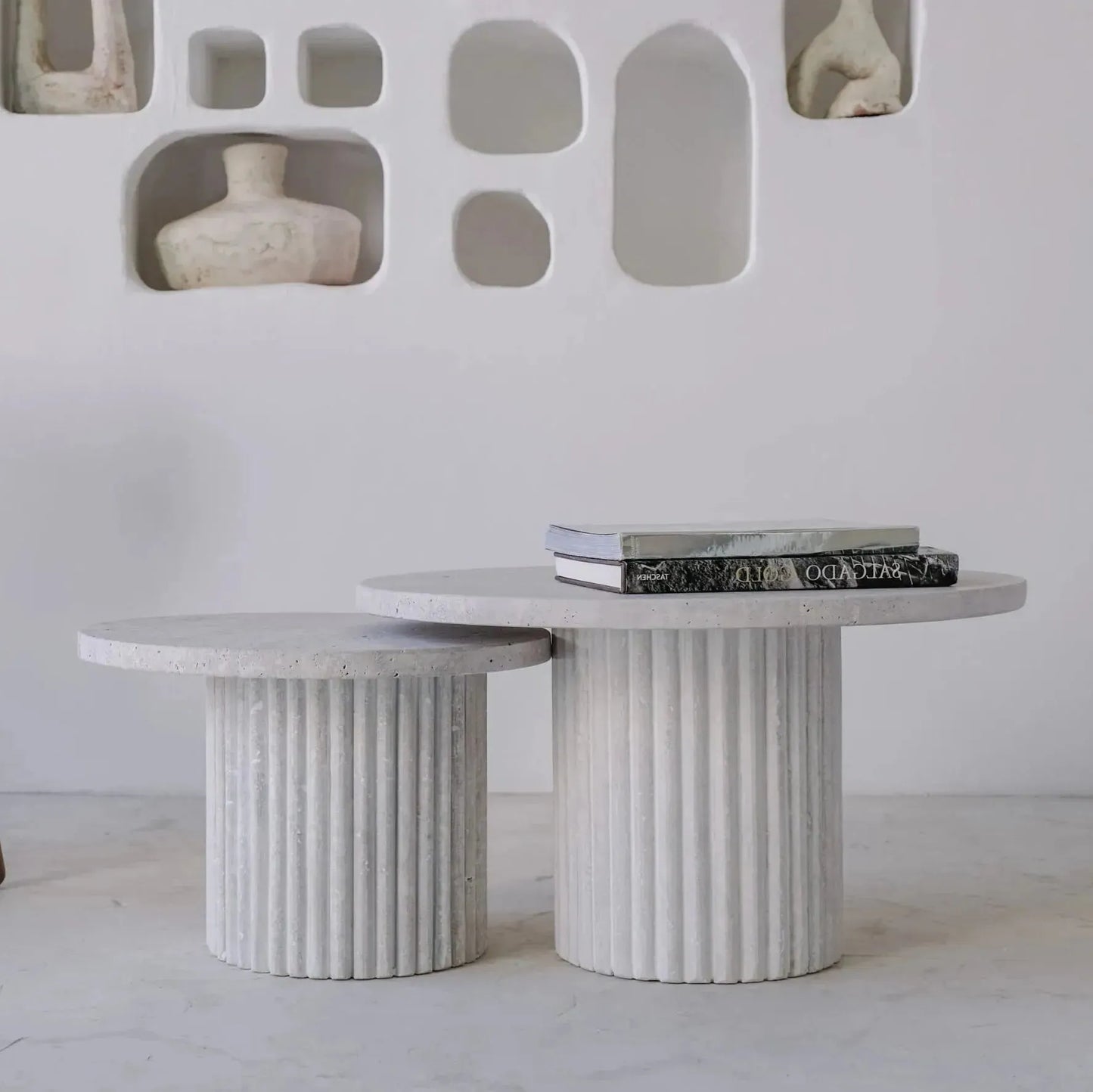 Tables Gigognes Chic et Fonctionnelles-Atelier Travertin