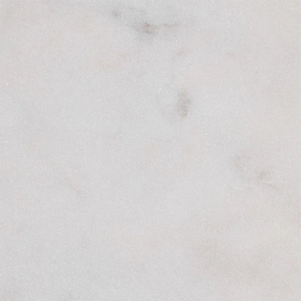 Tables Rondes en Marbre Blanc - Lot de 2-Atelier Travertin
