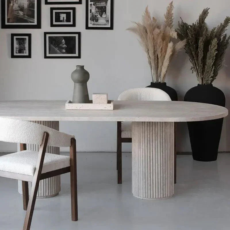 Combien pèse une table en travertin ? Faut-il renforcer le sol ?