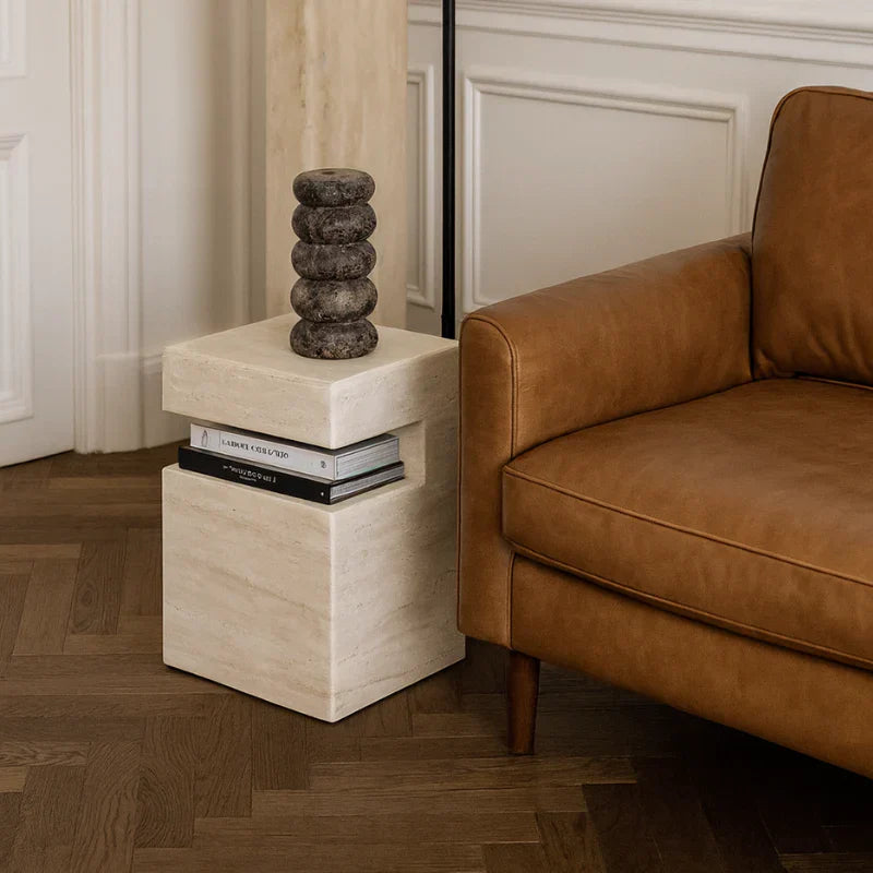 Tendances design 2026 : la pierre naturelle massive comme nouvelle signature du mobilier haut de gamme