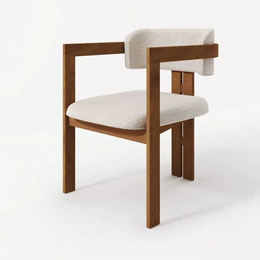 Chaise Élégante en Pierre Naturelle-Atelier Travertin