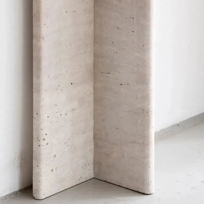 Console Élégante en Travertin Naturel-Atelier Travertin