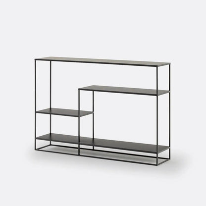 Console Métal Asymétrique Élégante-Atelier Travertin