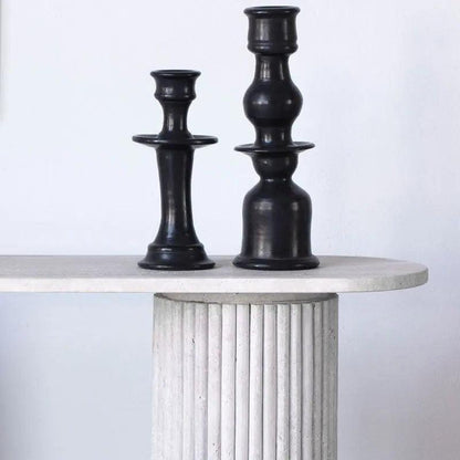 Console Selene en Travertin - Élégance Naturelle-Atelier Travertin