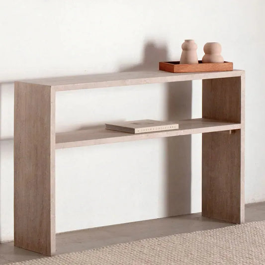 Console de Luxe en Travertin Aurora-Atelier Travertin