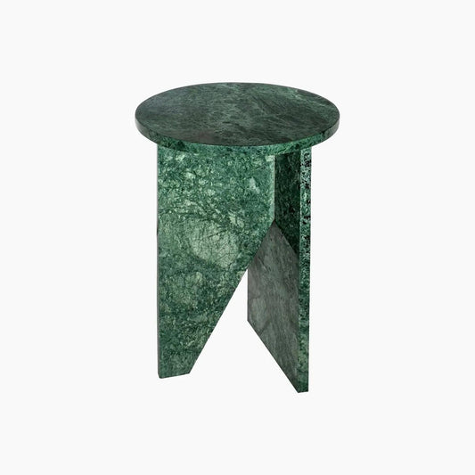 Élégance Intemporelle : Table Marbre Vert-Atelier Travertin