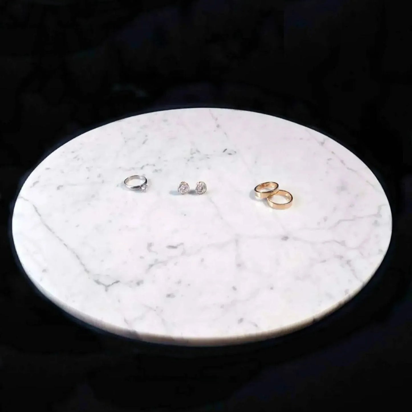 Plateau Marbre Élégant pour Bijoux-Atelier Travertin