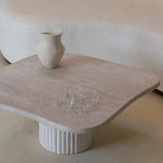 Table Basse Luxe Travertin Helios-Atelier Travertin