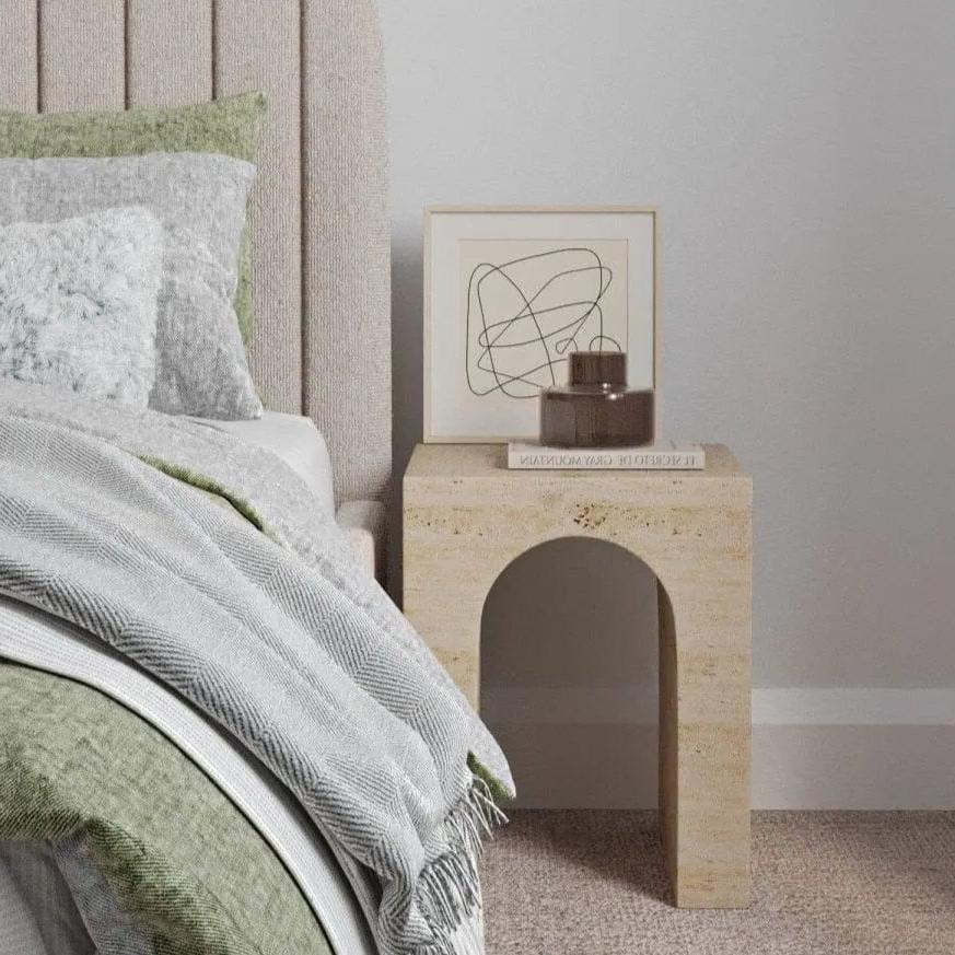 Table Luxe en Travertin Arche Chic-Atelier Travertin