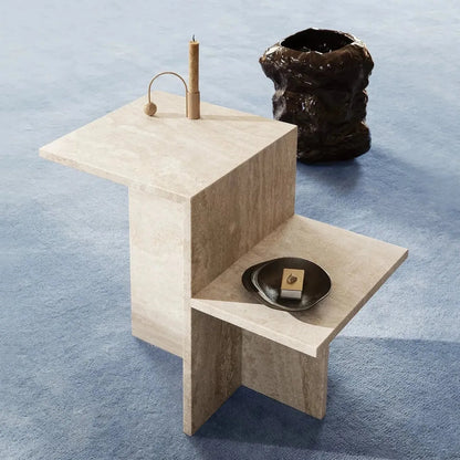 Table Sophia: Élégance en Travertin-Atelier Travertin