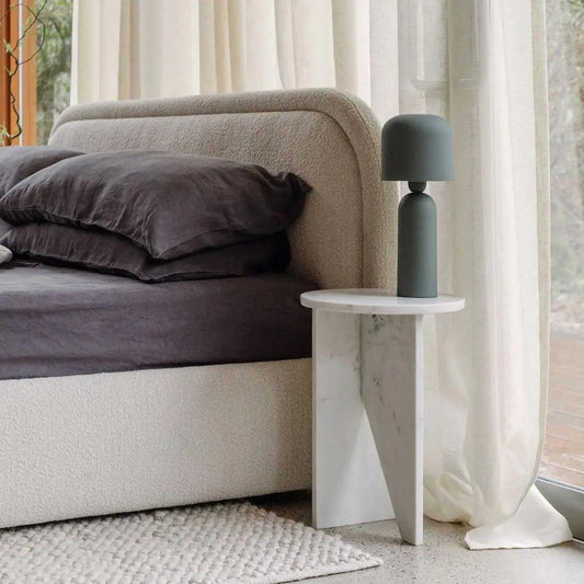 Table d'Ombre en Marbre Véritable-Atelier Travertin