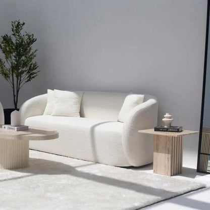 Table d'appoint luxe en travertin-Atelier Travertin