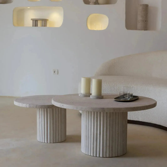 Tables Gigognes Chic et Fonctionnelles-Atelier Travertin